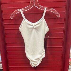 Kids Medium white leotard